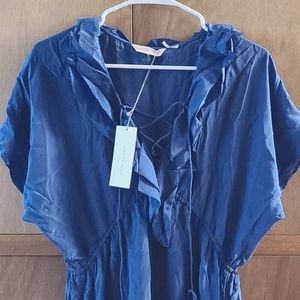Rebecca Taylor blue mini/midi dress
